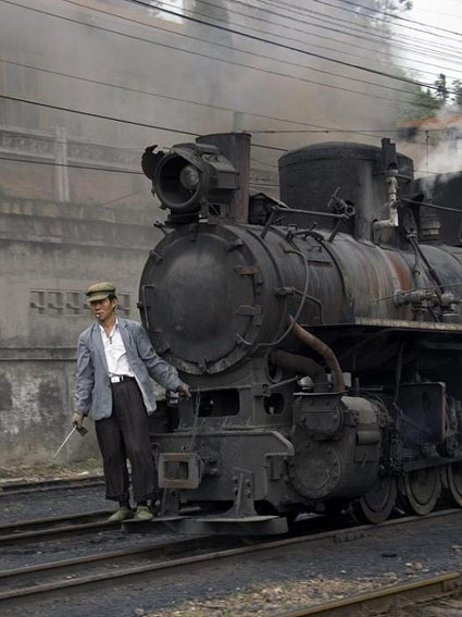 Ready to lock another carriage 